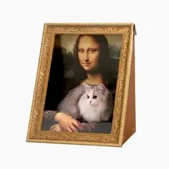 CAT OH - Rascador artístico para gatos La Monacat de Lisa