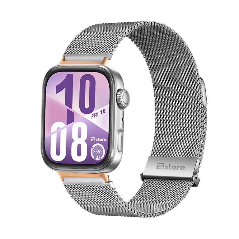 Correa de Metal Para Huawei Watch Fit 4 Silver Gold Rose