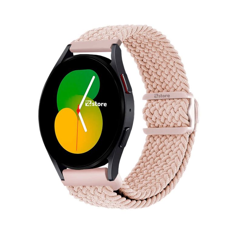 Correa de Nylon Para Samsung Galaxy Watch 5 con Broche PVC Rosa