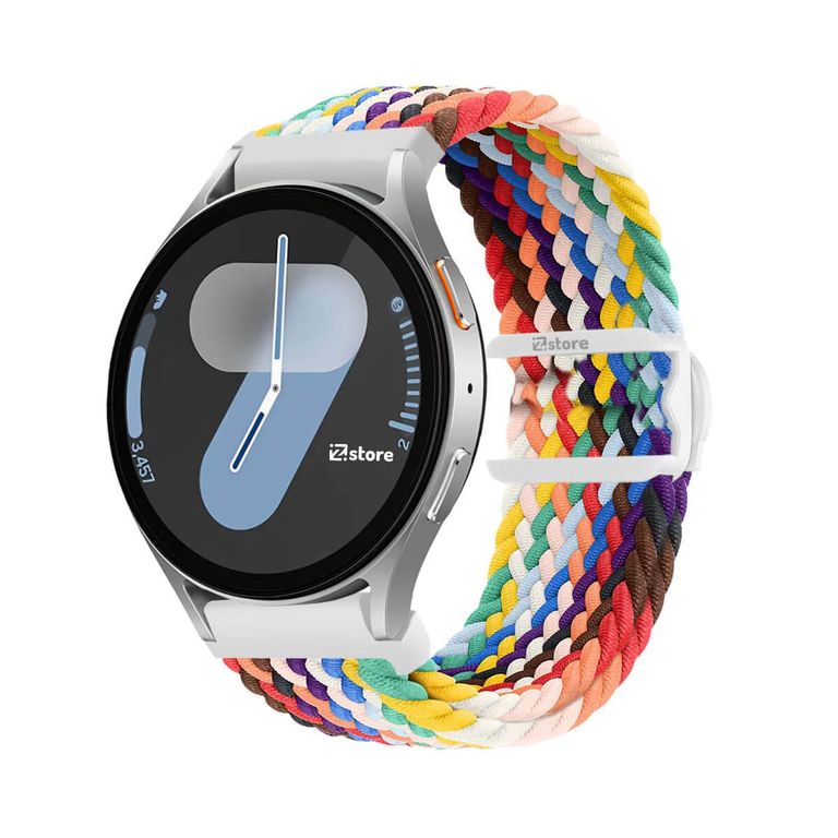 Correa de Nylon Para Samsung Galaxy Watch 7 con Broche PVC Multicolor