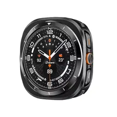 GENERICO - Case Metálico sin Protector Para Samsung Galaxy Watch Ultra Black