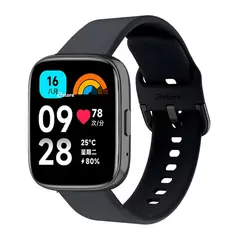 GENERICO - Correa de Silicona Para Redmi Watch 3 Active Hebilla Negro