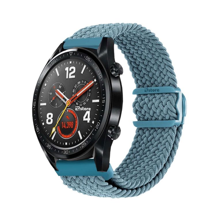 Correa de Nylon Para Huawei Watch GT 46mm Celeste
