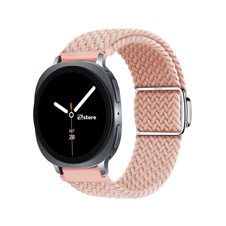 Correa de Nylon Para Samsung Galaxy Watch 8 - 8 Classic Broche Magnético melón Silver