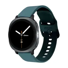 GENERICO - Correa de Silicona Para Samsung Galaxy Watch 8 - 8 Classic Hebilla Verde Oscuro Black
