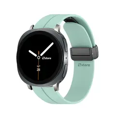 GENERICO - Correa de Silicona Para Samsung Galaxy Watch 8 - 8 Classic Broche Magnetico Verde Agua Starlight