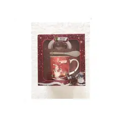 GENERICO - Taza Navideña con Plato y Cucharita