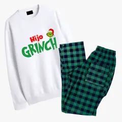 NACIONAL - Pijama Manga Larga Familia Grinch