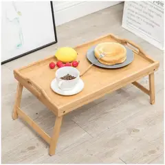GENERICO - Mesa Bandeja para Desayunos de Bambú