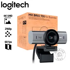 LOGITECH - Cámara MX Brio 705 4K USB-C Profesional y Micrófono Dual
