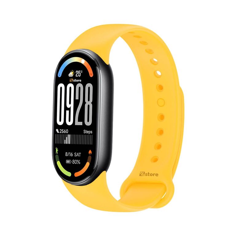 Correa de Silicona Para Xiaomi Mi Band 10 Amarillo
