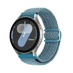 GENERICO - Correa de Nylon Para Samsung Galaxy Watch 7 con Broche PVC Celeste