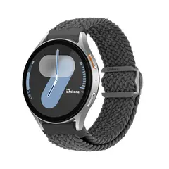 GENERICO - Correa de Nylon Para Samsung Galaxy Watch 7 con Broche PVC Gris