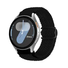 GENERICO - Correa de Nylon Para Samsung Galaxy Watch 7 con Broche PVC Negro