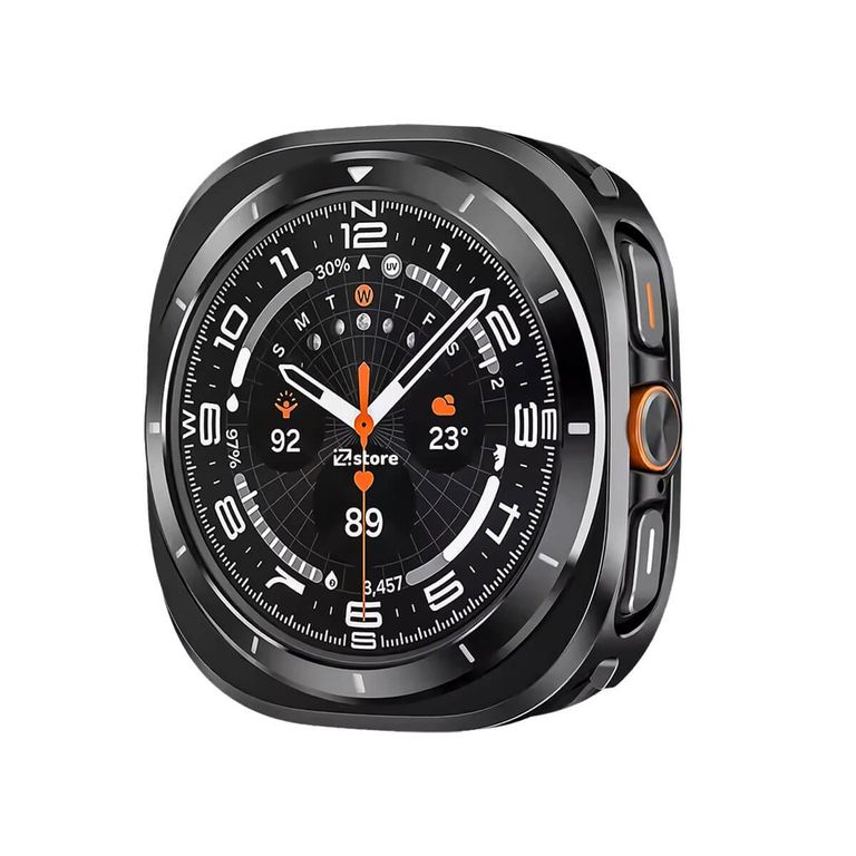 Case Metálico sin Protector Para Samsung Galaxy Watch Ultra Black