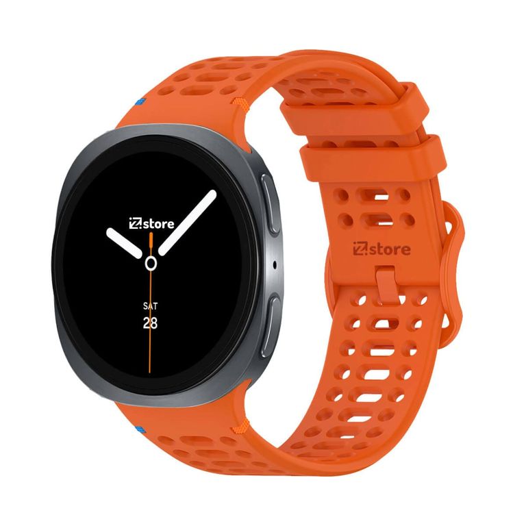 Correa de Silicona Para Samsung Galaxy Watch 8 - 8 Classic Liner Papaya