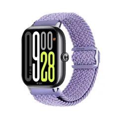 GENERICO - Correa de Nylon Para Redmi Watch 5 Broche PVC Lila Silver