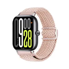 GENERICO - Correa de Nylon Para Redmi Watch 5 Broche PVC Rosa Silver