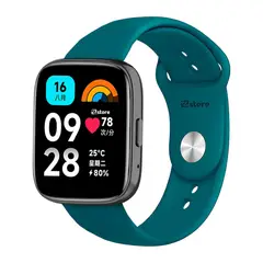 GENERICO - Correa de Silicona Para Redmi Watch 3 Active Broche Azul Turquesa