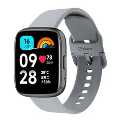 GENERICO - Correa de Silicona Para Redmi Watch 3 Active Hebilla Gris