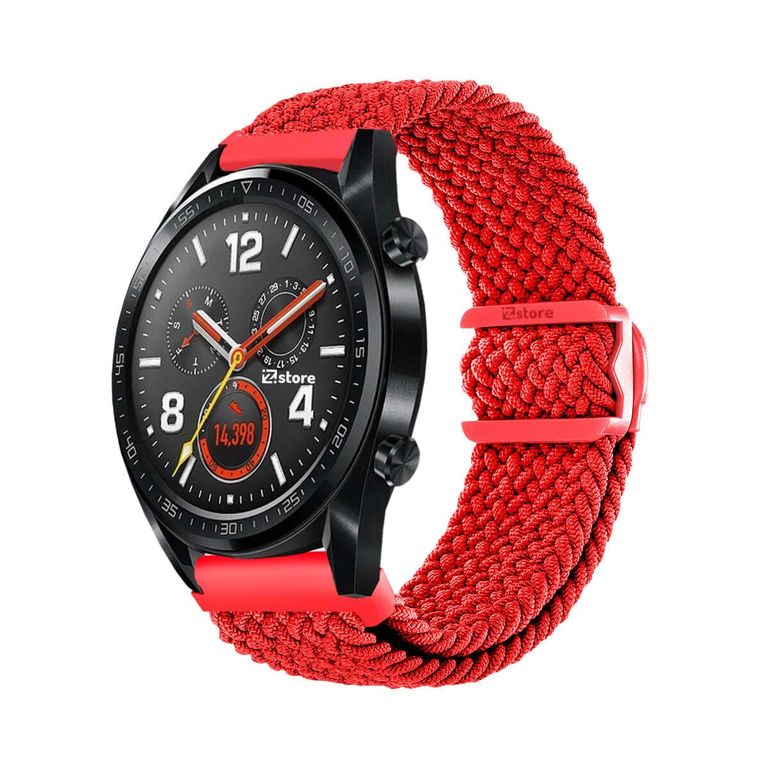 Correa de Nylon Para Huawei Watch GT 46mm Rojo