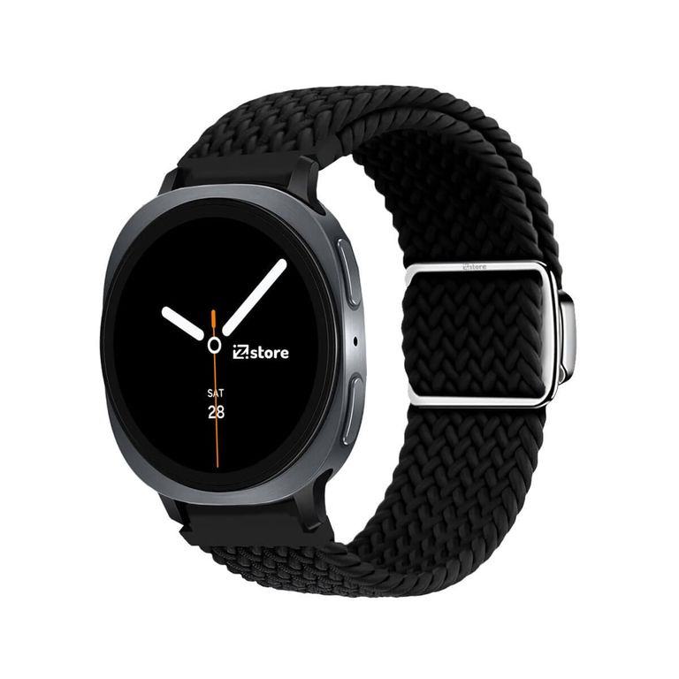 Correa de Nylon Para Samsung Galaxy Watch 8 - 8 Classic Broche Magnético negro Black