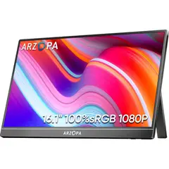 GENERICO - MONITOR PORTÁTIL ARZOPA Z1C 16 IPS Full HD 1080p USB C HDMI Samsung DEX