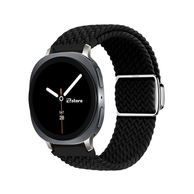 Correa de Nylon Para Samsung Galaxy Watch 8 - 8 Classic Broche Magnético negro Starlight