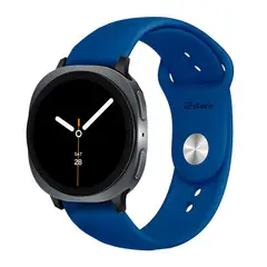 GENERICO - Correa de Silicona Para Samsung Galaxy Watch 8 - 8 Classic Broche Metálico Azul Black