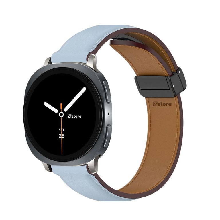 Correa de Cuero Para Samsung Galaxy 8 - 8 Classic Broche Magnético Celeste Starlight