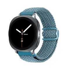 GENERICO - Correa de Nylon Para Samsung Galaxy Watch 8 - 8 Classic Broche PVC Celeste Silver