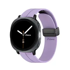 GENERICO - Correa de Silicona Para Samsung Galaxy Watch 8 - 8 Classic Broche Magnetico Lila Black