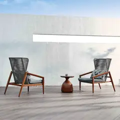 GENERICO - Juego De Balcón Terraza Mykonos 1-1 Cuerpos Con Mesa de Centro