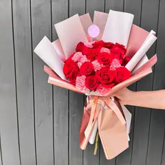 GENERICO - Ramo Floral Cami - Rosas y Claveles