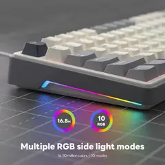 ROYAL KLUDGE - Teclado Mecánico Español RK R87PRO Creamy Switch