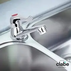 GENERICO - CAÑO LAVATORIO PALANCA CROMADA ABS AGUA FRIA