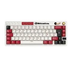 ROYAL KLUDGE - Teclado RK M65 Inalambrico FAMICOM - CREAMY SWITCH