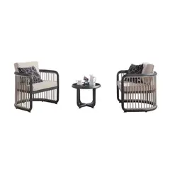 GENERICO - Juego De Balcón Mallorca 1-1 Cuerpos Con Mesa De Centro