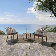 GENERICO - Juego De Balcón Catalina 1-1 Cuerpos Con Mesa De Centro