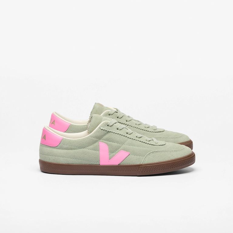 Zapatillas de mujer panenka suede Verde