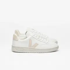 VEJA - Zapatilla de hombre v-12 leather white sable Blanco