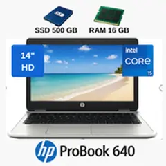 HP - ProBook 640 Intel Core I5, 16GB RAM SSD de 500GB
