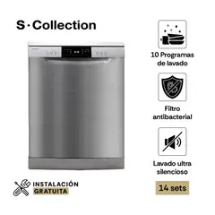 SCOLLECTION - Lavaplatos S-Collection Stilux Max 60 cm 14 Sets Color Gris