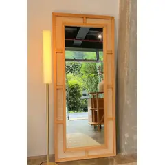 GENERICO - Espejo Boreal de Esterilla 180x90 cm