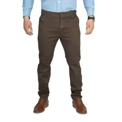 GENERICO - Pantalón de Caballero Slim Color Cocoa Brooklyn modelo Franzlee