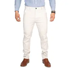 GENERICO - Pantalón de Caballero Slim Color Papel Brooklyn modelo Franzlee