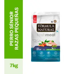 AGROVET - COMIDA PARA PERROS FORMULA NATURAL SENIOR RAZA PEQUEÑA 7KG