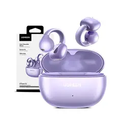 UGREEN - Audífonos HiTune S3 Open Ear Clip Bluetooth 5.4 Morado