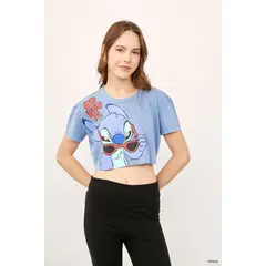 DISNEY CLASICOS - Crop Top Stitch Mujer