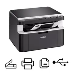BROTHER - Impresora Láser DCP-1602 Multifuncional USB